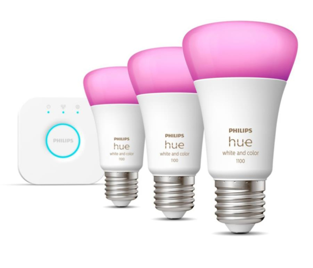 Philips Hue Zestaw startowy White and color ambiance 3xE27 1055lm - 678525 - zdjęcie